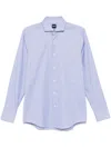 Hugo Boss Mini-check Shirt In Blau