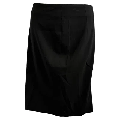 Hugo Boss Mini Pencil Skirt In Black Wool