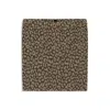 Hugo Boss Mini Skirt In Leopard Jacquard In Green