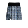 Hugo Boss Mini Skirt In Multicolored Tweed In Multi