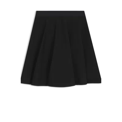 Hugo Boss Mini Skirt In Stretch Jersey In Black