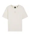 Hugo Boss Minimal Tshirt In Neutral