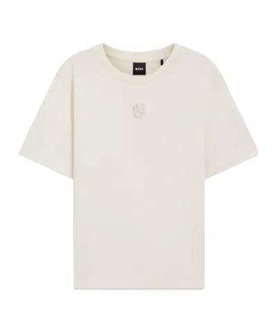 Hugo Boss Minimal Tshirt In White