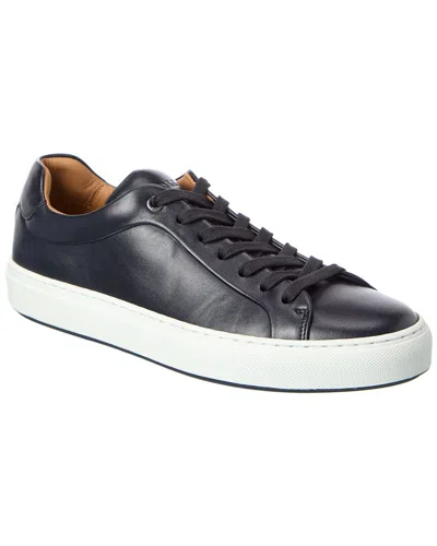 Hugo Boss Mirage Leather Sneaker In Black