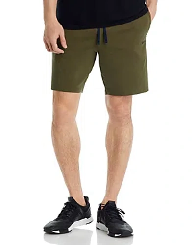 Hugo Boss Mix And Match Drawstring 8 Shorts In Dark Green