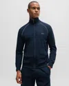Hugo Boss Mix & Match Cotton Blend Full Zip Jacket