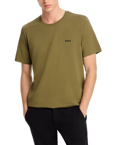 Hugo Boss Mix And Match Tee In Open Green