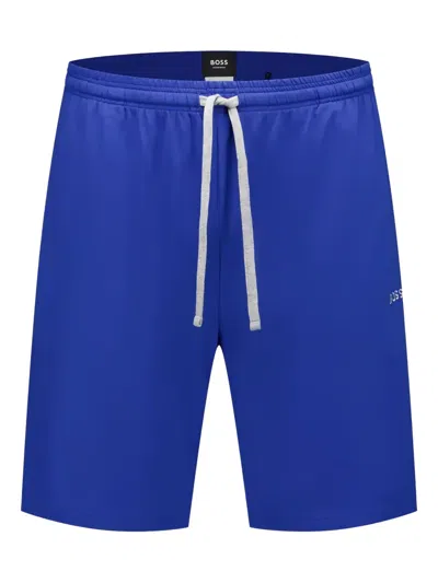 Hugo Boss Mix&match Track Shorts In Blue