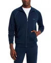 Hugo Boss Mix And Match Zip Front Jacket In Dark Blue