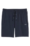 Hugo Boss Mix Match Pajama Shorts In Blue