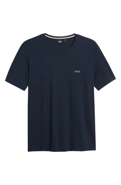 Hugo Boss Mix Match Pajama T-shirt In Dark Blue