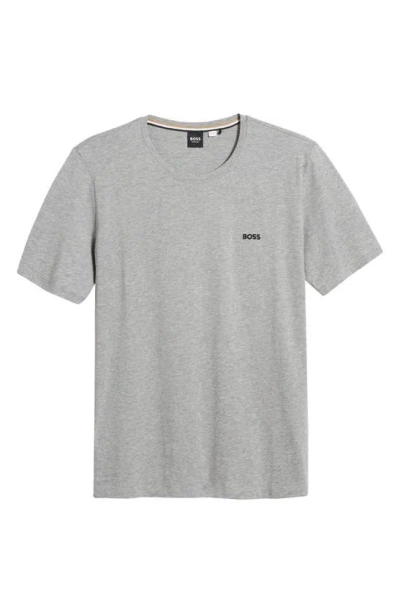 Hugo Boss Mix Match Pyjama T-shirt In Medium Grey