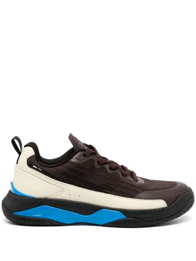 Hugo Boss Mixed-material Trainers In Multi