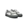Hugo Boss Mixed-material Trainers With Nubuck Uppers In Gray
