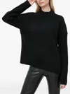 Hugo Boss Mock-neck Sweater In Animal Print