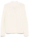 Hugo Boss Mock-neck Sweater In White