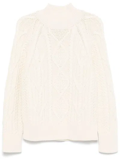 Hugo Boss Mock-neck Jumper In White