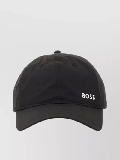 Hugo Boss Modern Curved Brim Hat Style In Black
