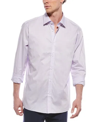 Hugo Boss Modern Fit Dress Shirt In Purple