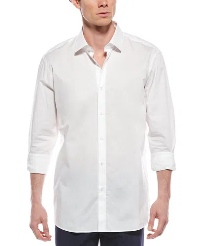 Hugo Boss Modern Fit Dress Shirt In White