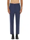 Hugo Boss Tailored Trousers Creased Legs In Blue