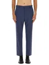 Hugo Boss Tailored Trousers Creased Legs In Blue