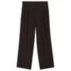 Hugo Boss Modern-fit Trousers In Herringbone Stretch Dobby In Brown