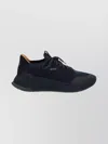 Hugo Boss Modern Mesh Sneakers Contrast Sole In Black