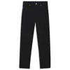 Hugo Boss Mom-fit Jeans In Black Rinse-wash Denim In Black