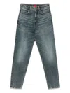 Hugo Boss Mom Jeans In Blue