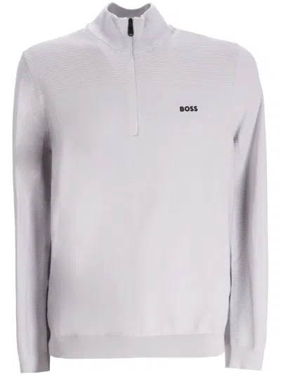 Hugo Boss Momentum X Qz Sweater In Grey