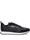 Hugo Boss Boss Icelin Fabric Low-top Sneakers In Black