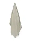 Hugo Boss Monogram-jacquard Scarf In Gray