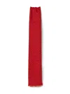 Hugo Boss Monogram-jacquard Scarf In Red