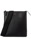 Hugo Boss Moonstruck Leather Envelope Bag In Black