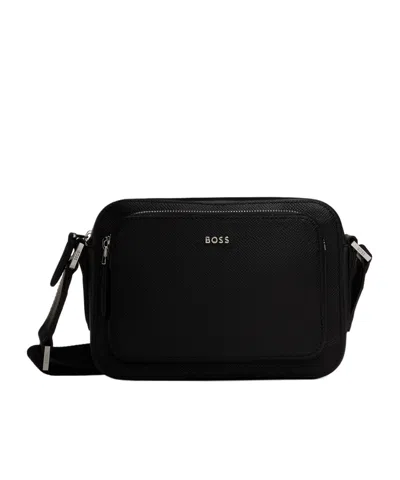 Hugo Boss Moonstruck Logo Crossbody Bag In Black