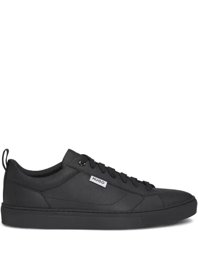 Hugo Boss Morrie Logo-detail Lace-up Sneakers In Black