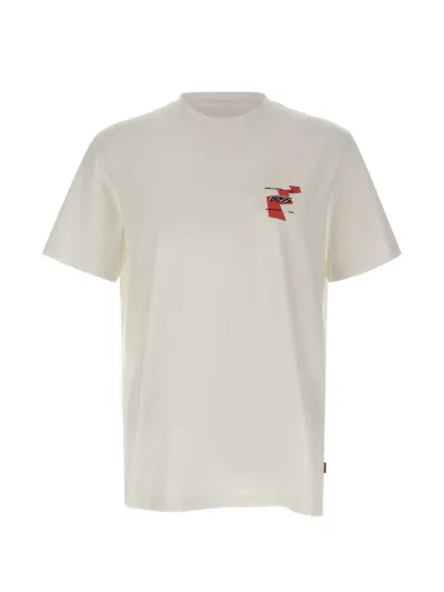 Hugo Boss Movement Graphic-print T-shirt In Neutral