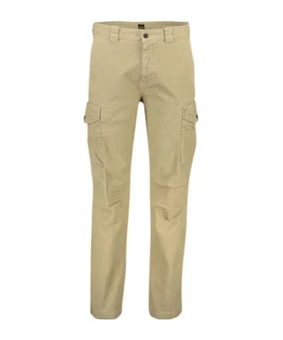 Hugo Boss Multi-pocket Casual Pants In Nude