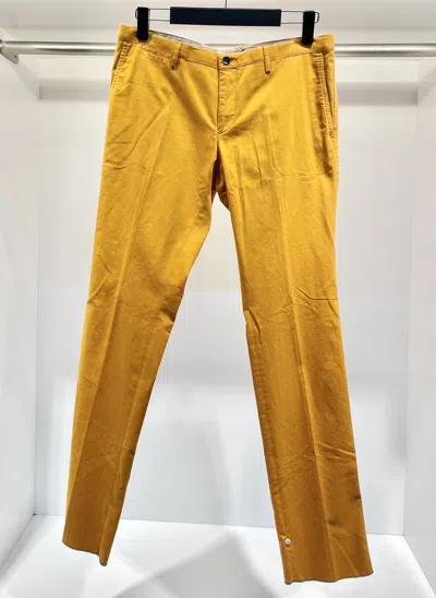 Hugo Boss Multi-pocket Casual Pants In Yellow