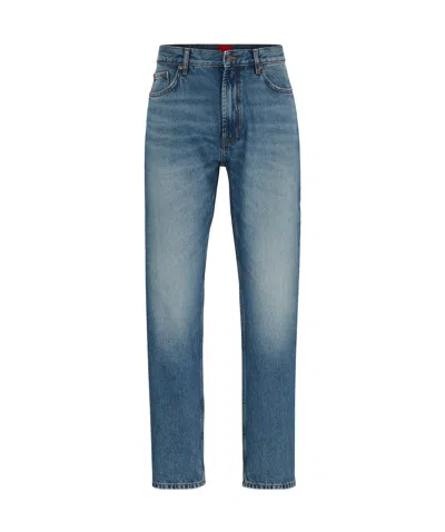 Hugo Boss Multi-pocket Jeans In Blue