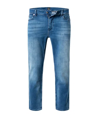 Hugo Boss Multi-pocket Jeans In Blue