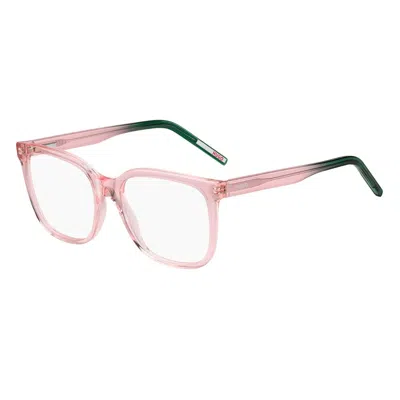 Hugo Boss Multicolor Acetate Frames In Pink