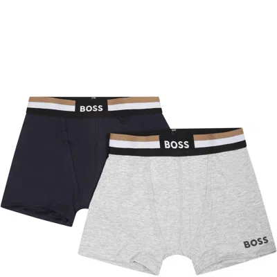 Hugo Boss Kids' Multicolor Set For Boy With Logo