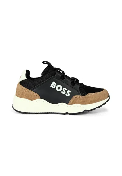 Hugo Boss Kids' Multicolor Sneakers For Boy With Logo