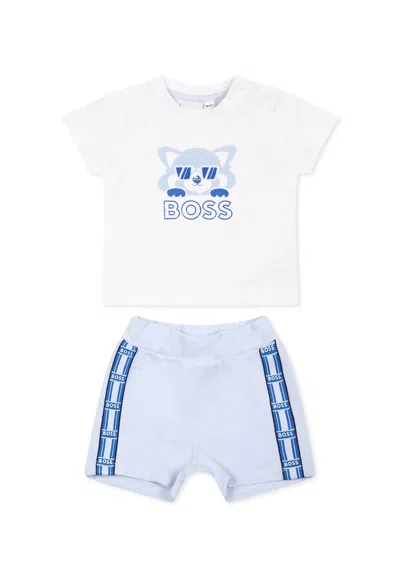 Hugo Boss Multicolor Suit For Baby Boy With Panda