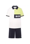 Hugo Boss Logo-print Tracksuit Set In Multicolor