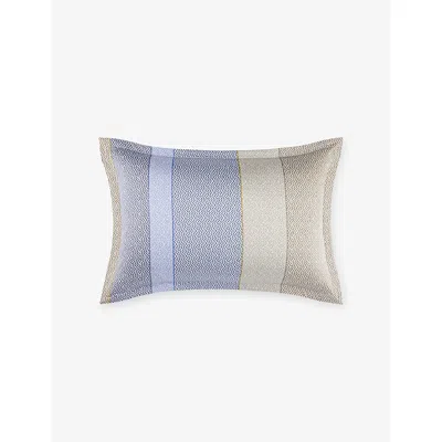 Hugo Boss Multicoloured Alvorada Striped Cotton Pillowcase 50cm X 75cm