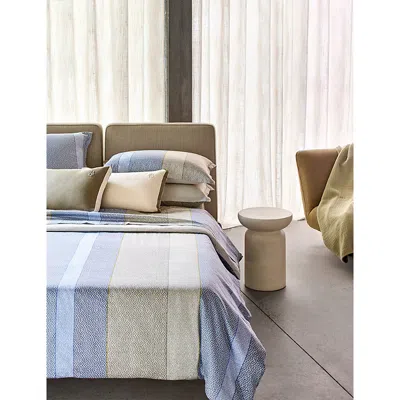 Hugo Boss Multicoloured Alvorada Super King Cotton Flat Sheet