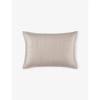 Hugo Boss Multicoloured Lucio Standard Cotton-sateen Pillowcase In Gold